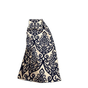 Small S blue print maxi skirt stretch Beautiful high waist womens